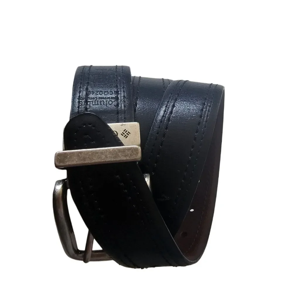 Columbia Reversible Leather Belt Men’s Size 36 Black Brown Genuine Leather